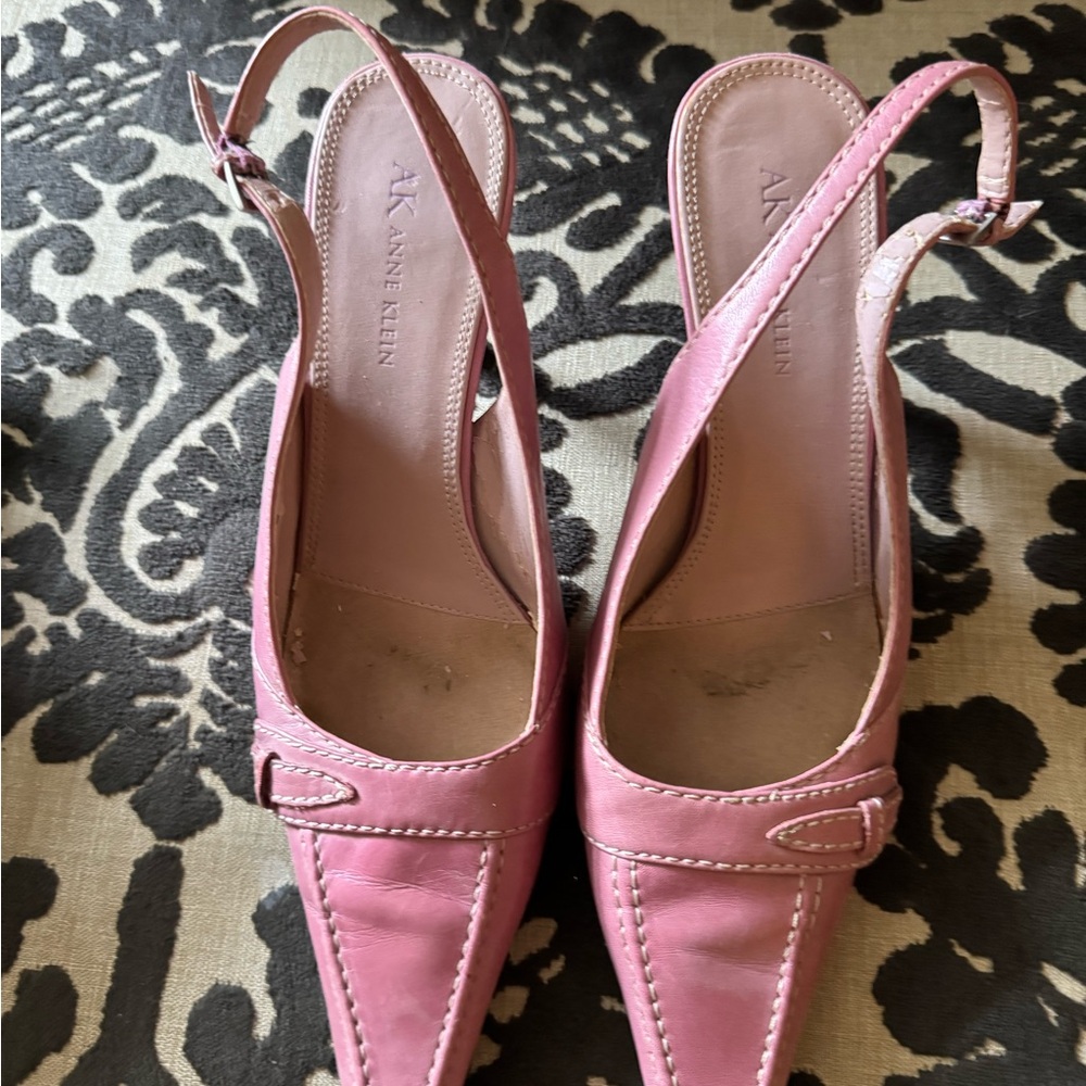 Anne Klein Pink Women's Slingback Shoes